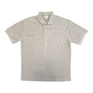 Lacoste Mens Classic Fit Short Sleeve Polo Shirt Light Gray 8 3XL Preppy Classic